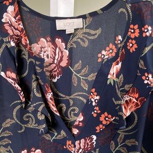 Loft floral blouse